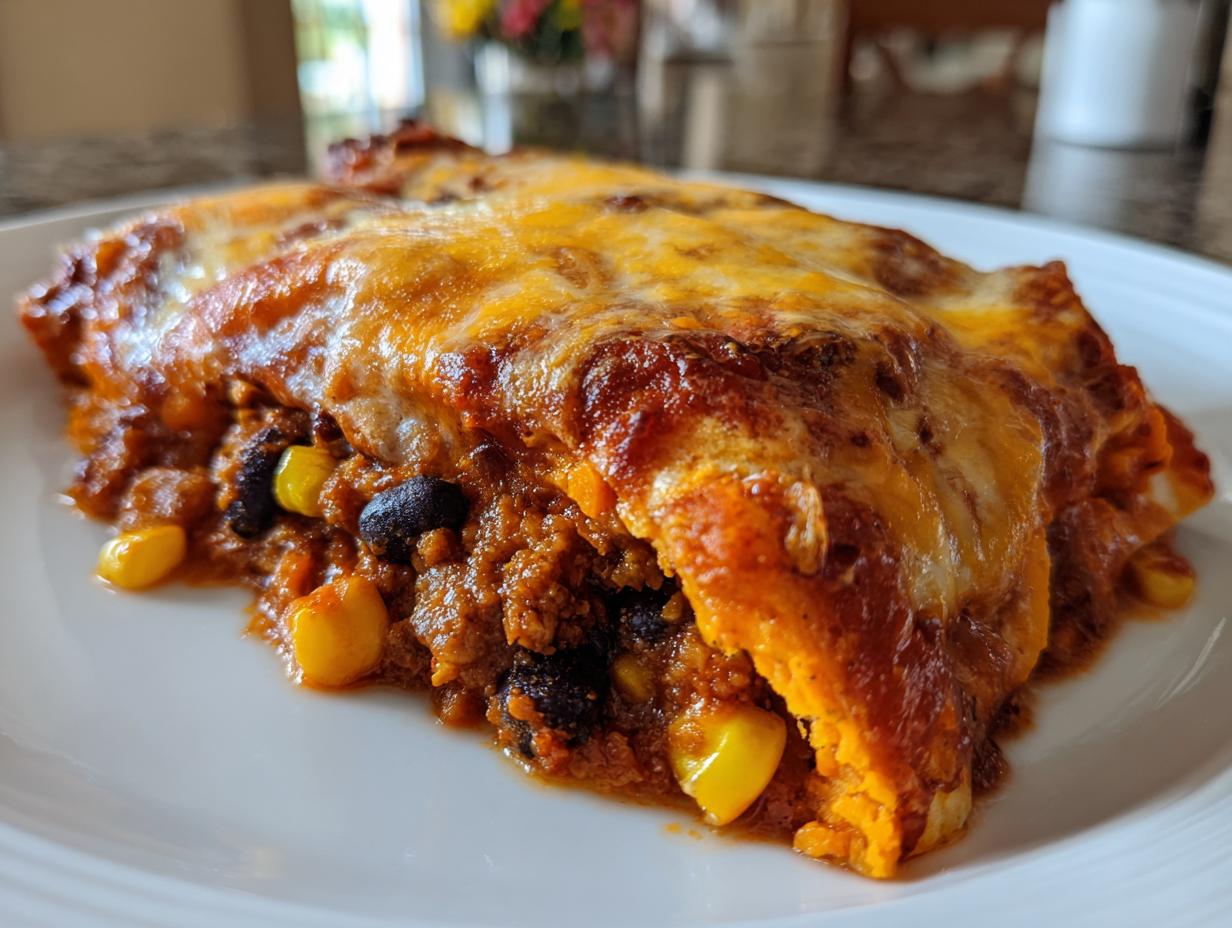 Sweet Potato Enchiladas