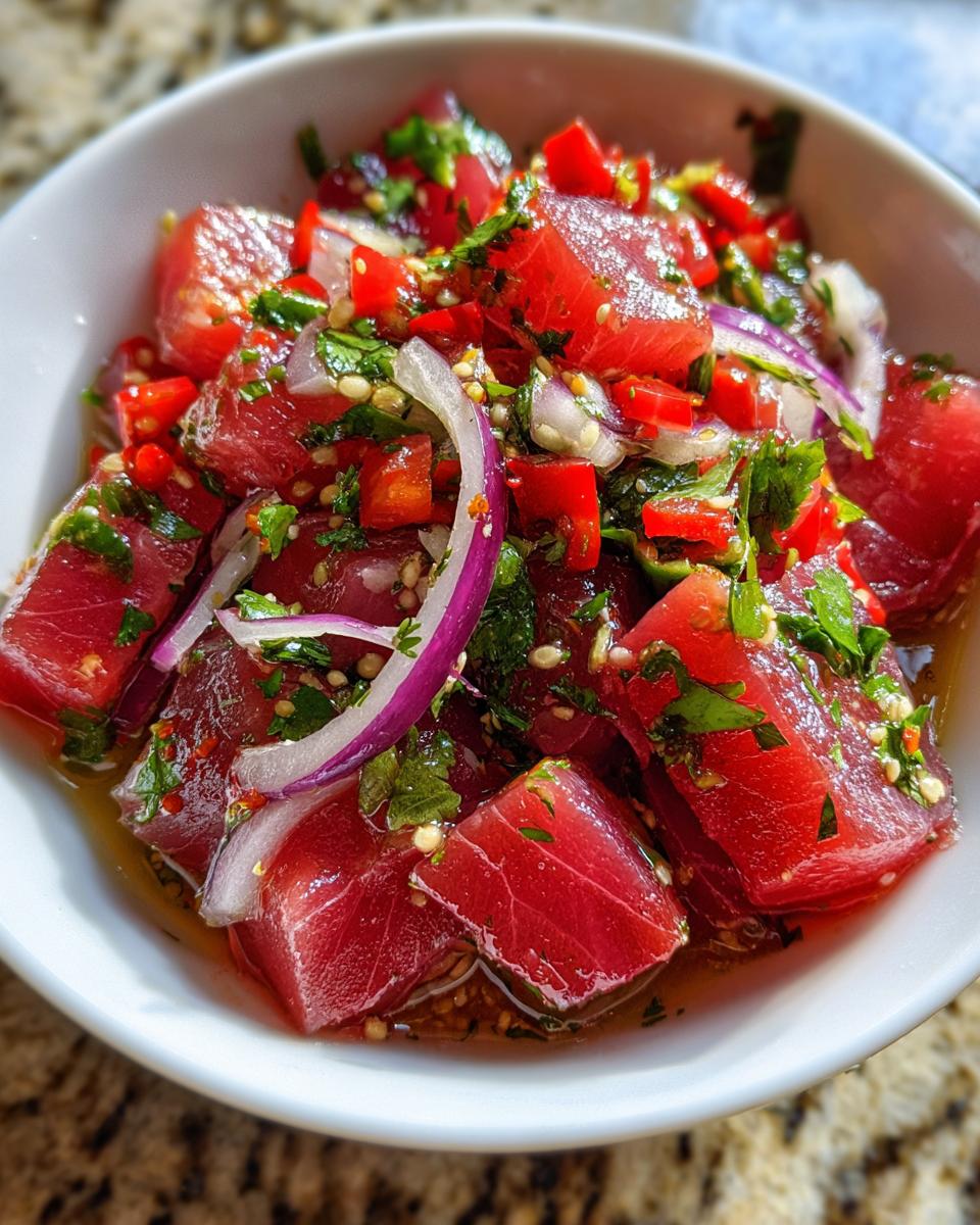 Tuna Ceviche - detail 2