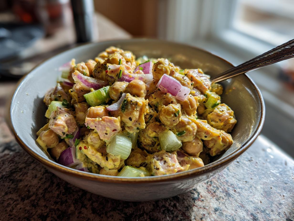 Tuna Chickpea Salad