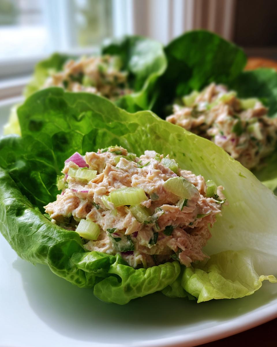Tuna Lettuce Cups - detail 2
