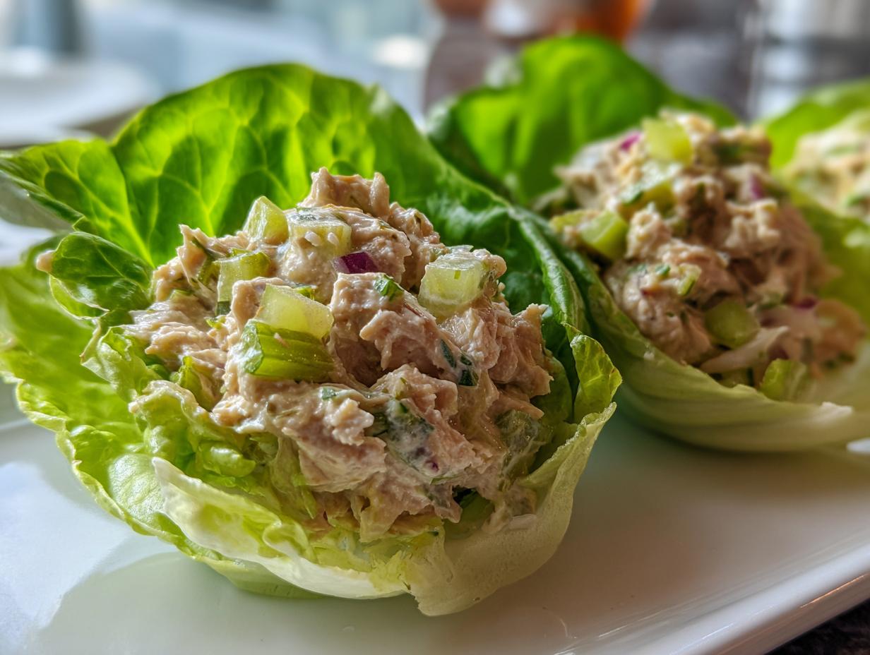 Tuna Lettuce Cups