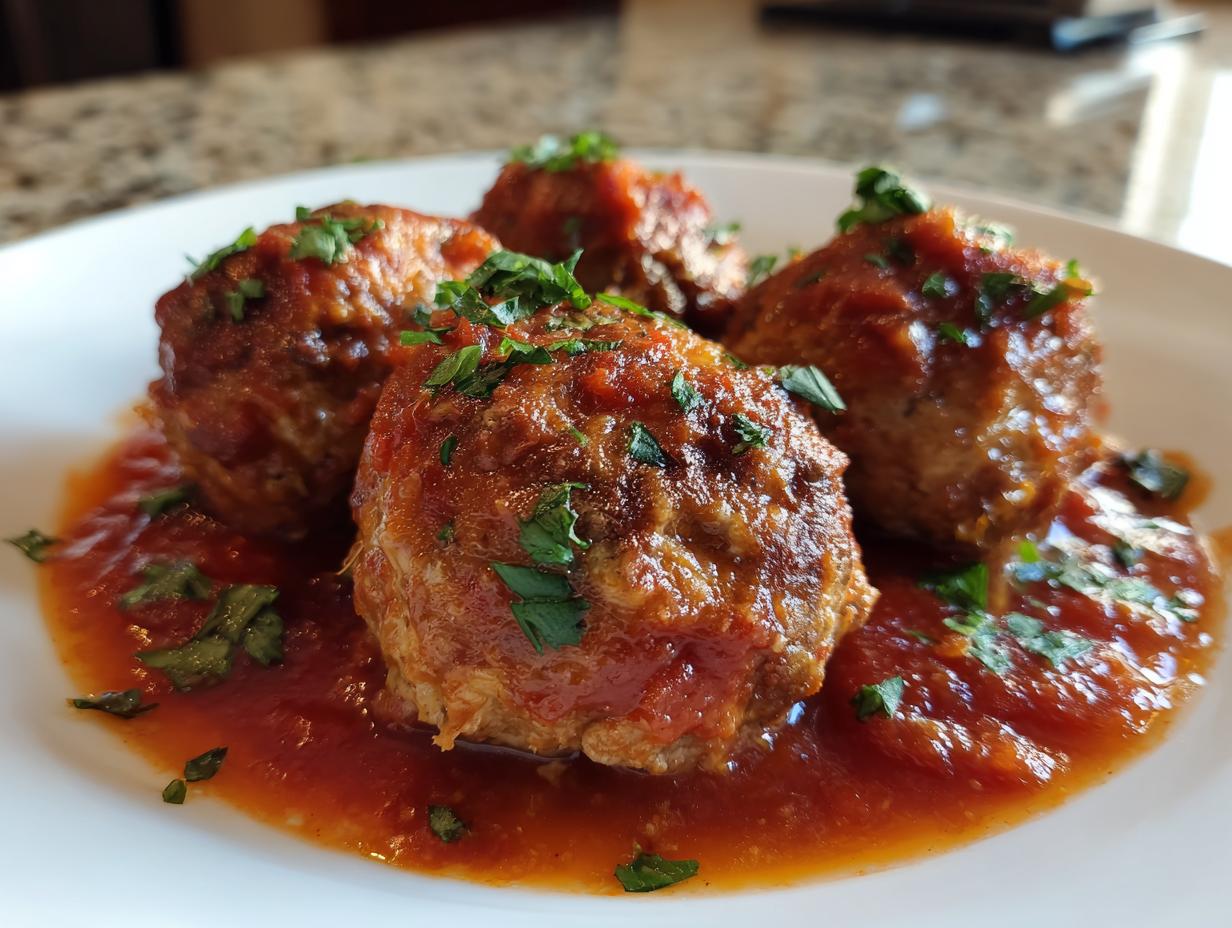Tuna Meatballs with Marinara