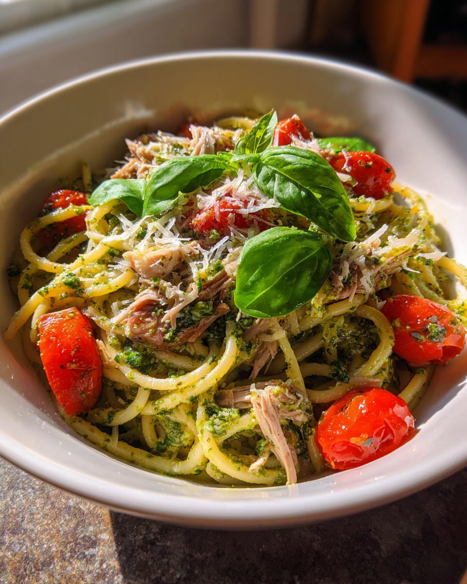 Tuna Pesto Pasta - detail 2