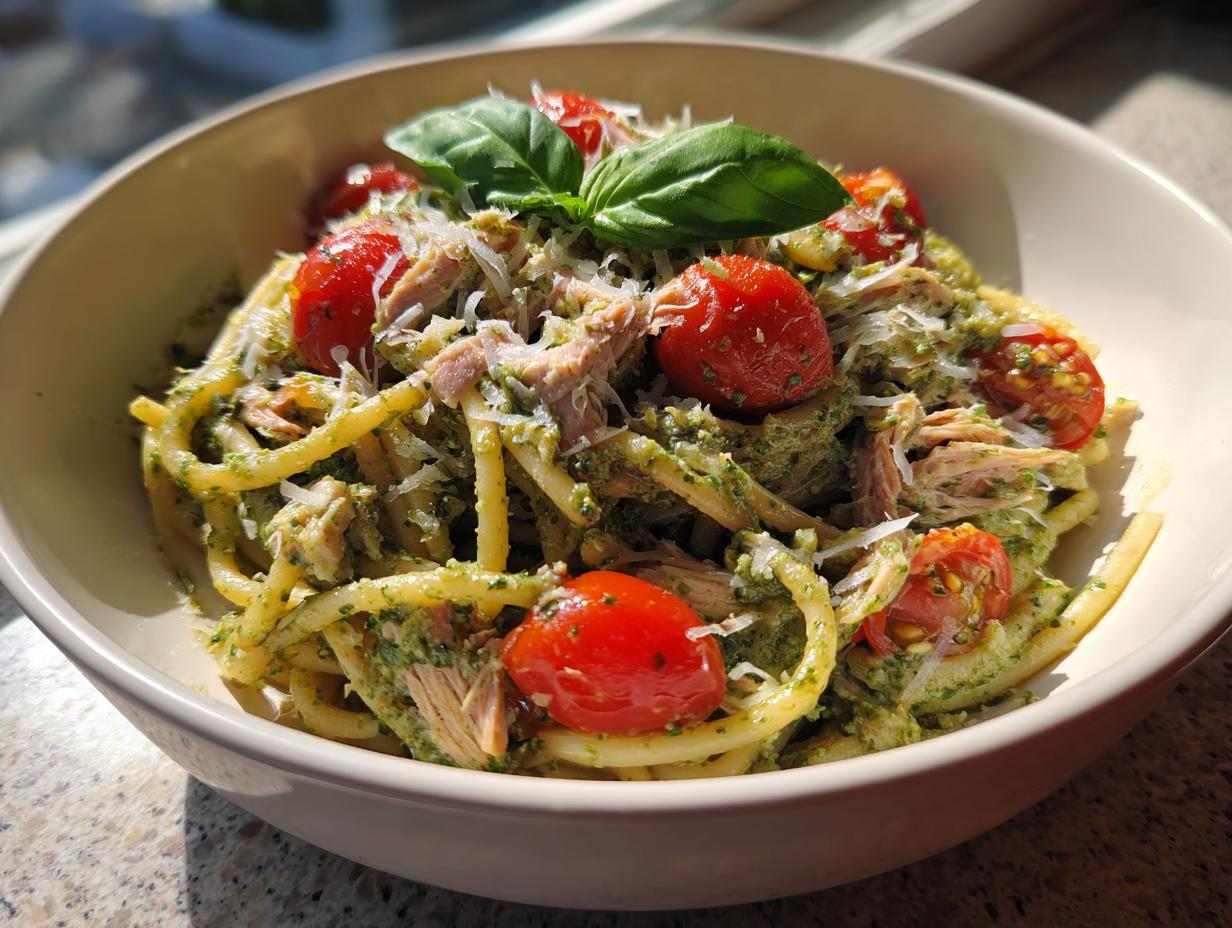Tuna Pesto Pasta