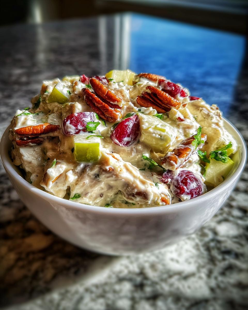 Tuna Salad with Apples and Pecans - detail 2