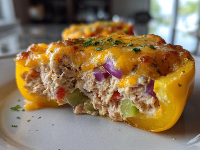 Tuna Stuffed Bell Peppers