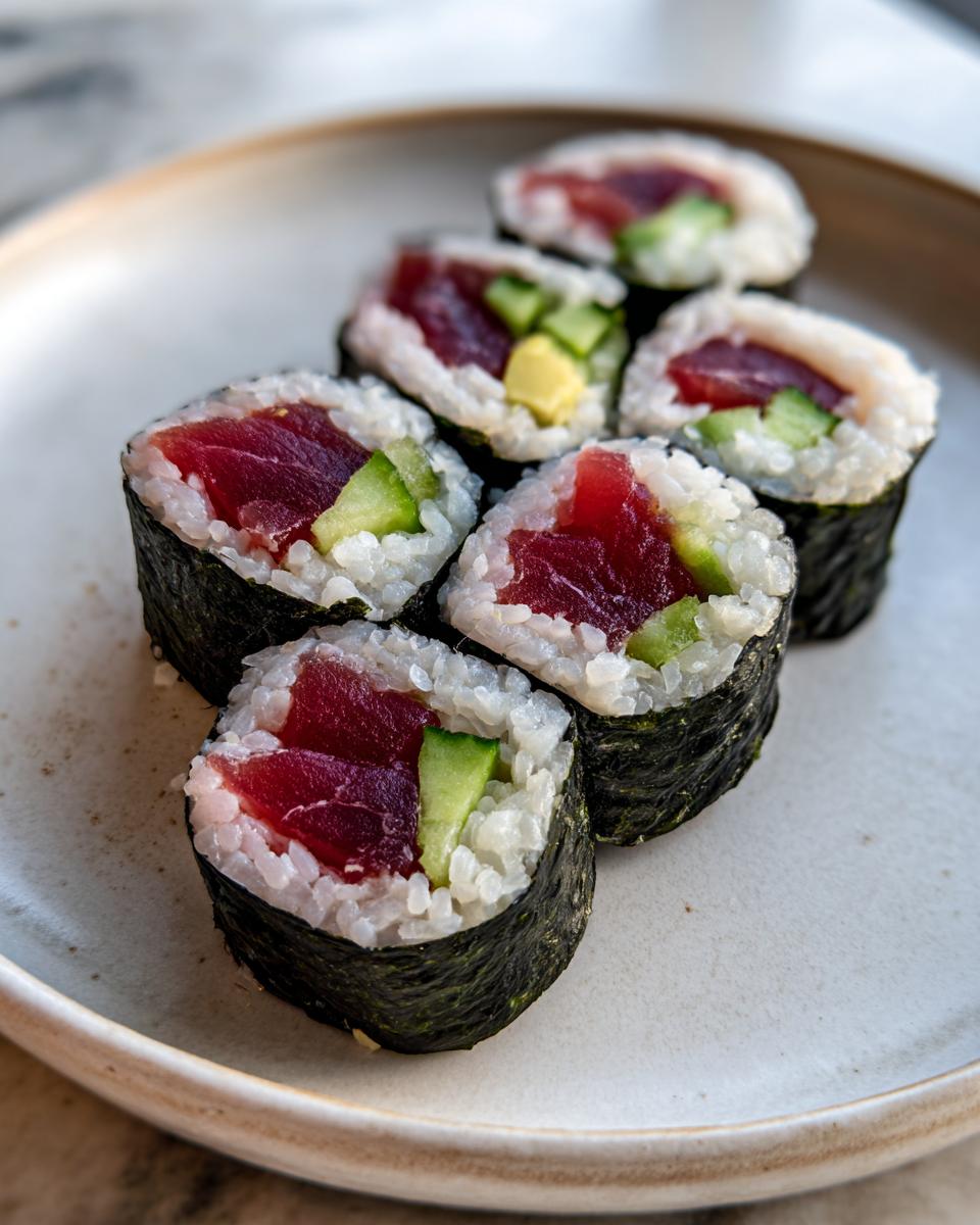 Tuna Sushi Rolls (Maki) - detail 2
