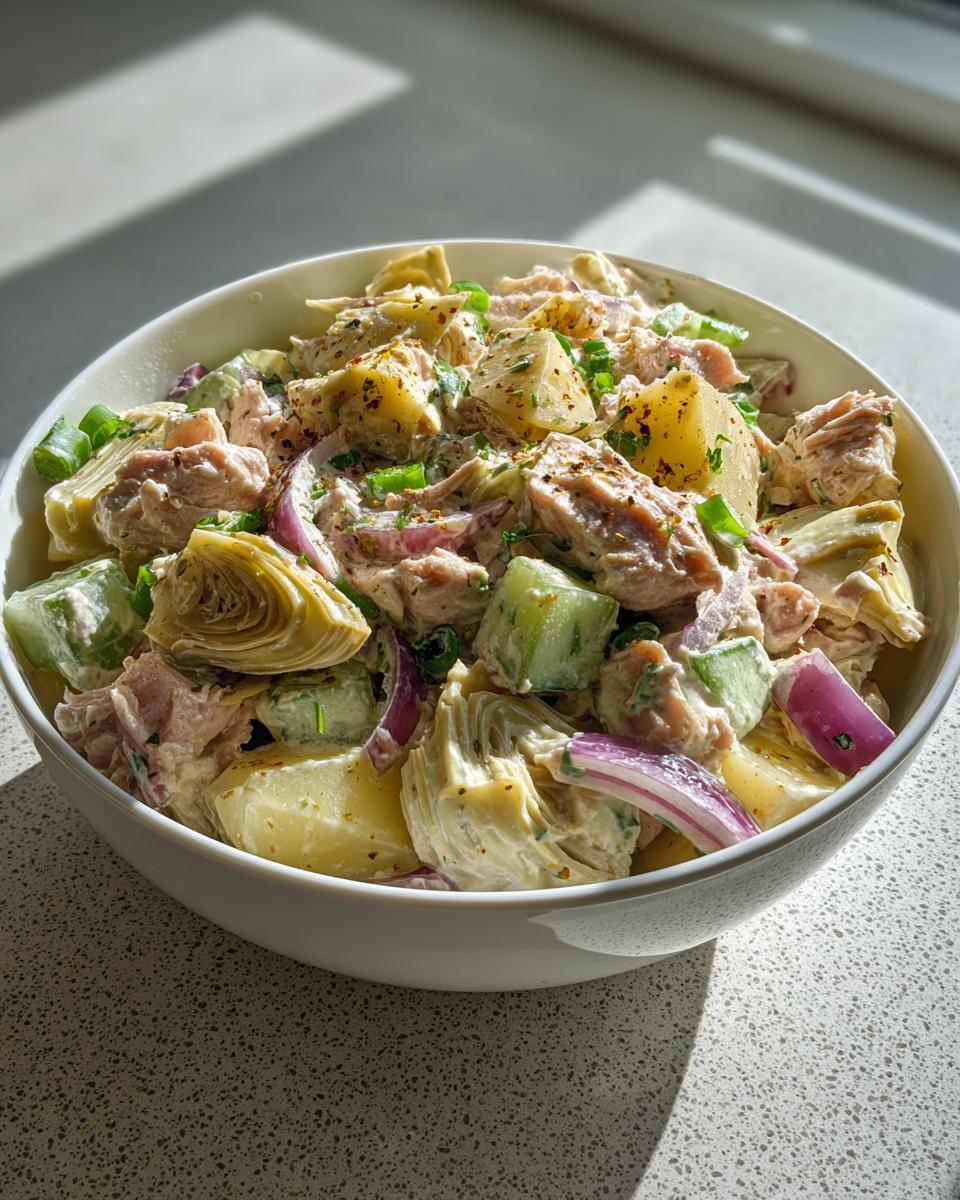 Tuna and Artichoke Heart Salad - detail 2