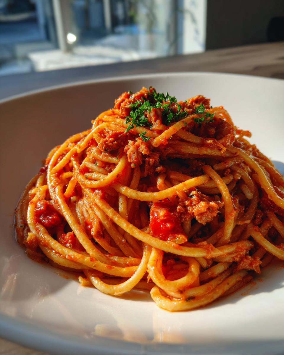 Tuna and Tomato Linguine - detail 2