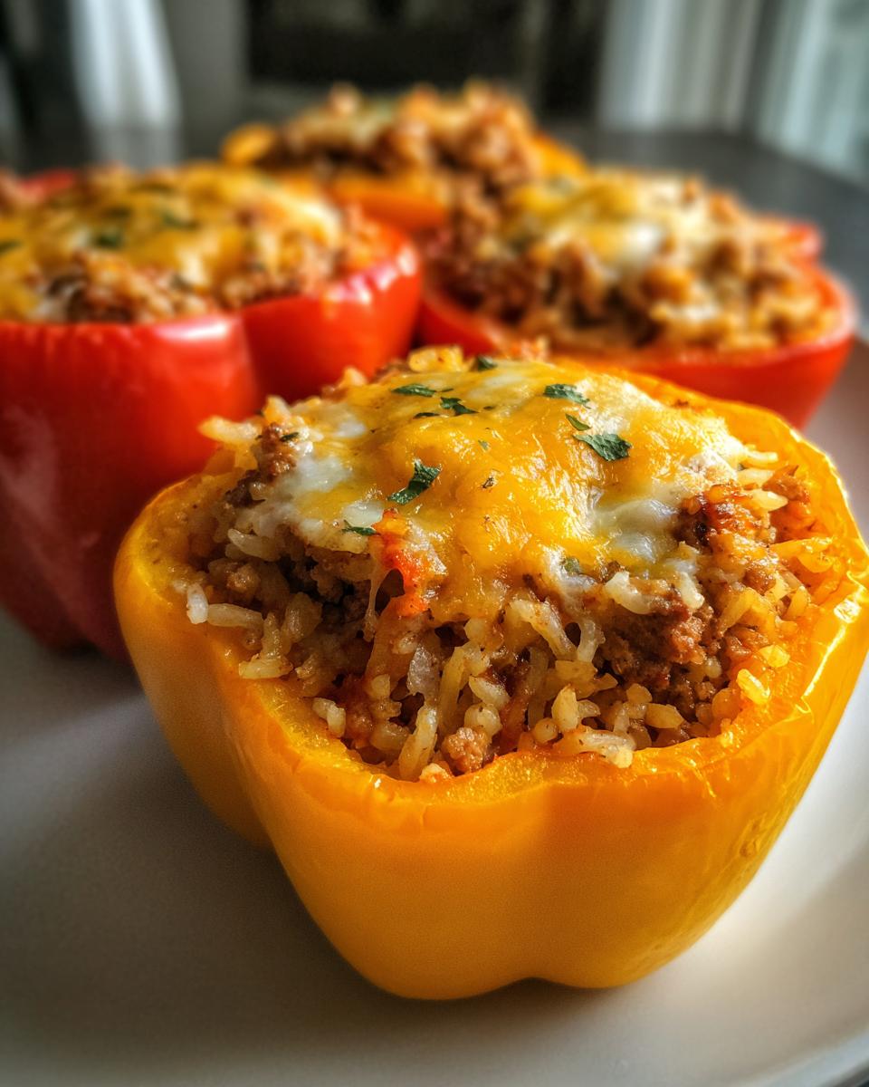 Turkey Stuffed Peppers - detail 2