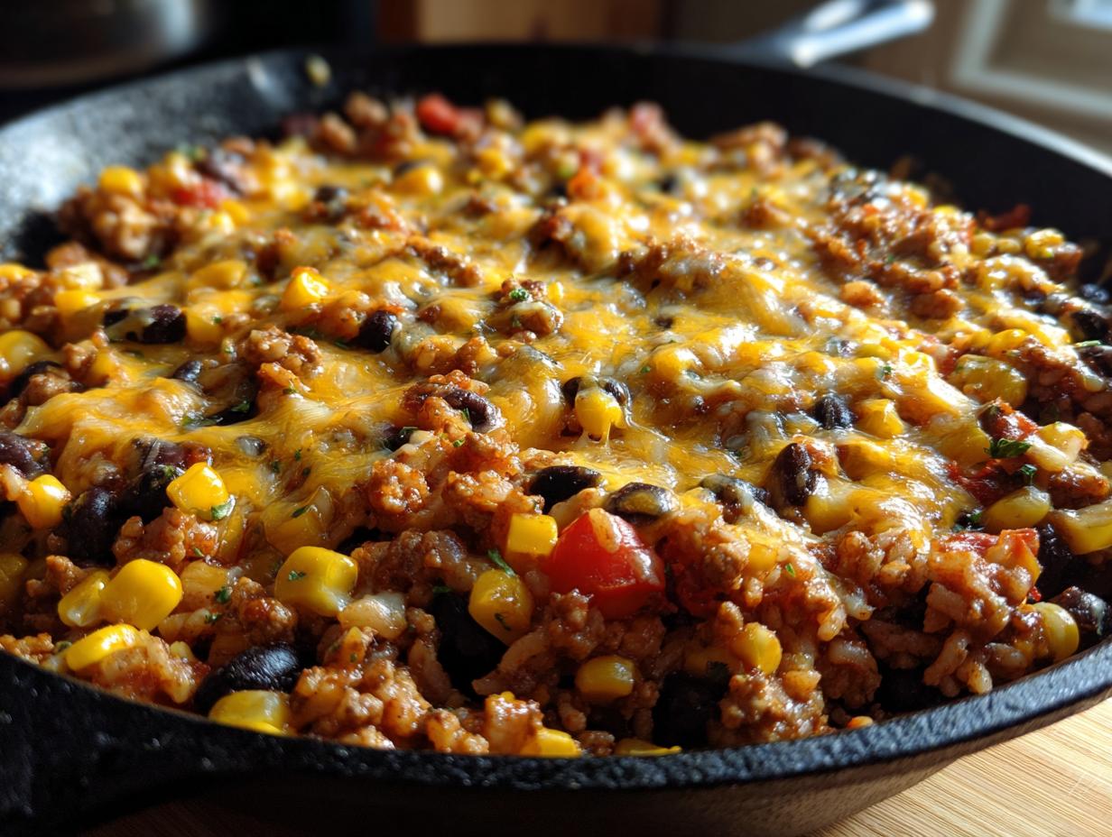 Turkey Taco Skillet