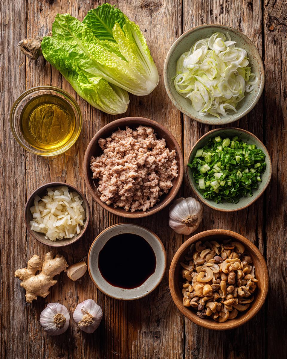 Asian Chicken Lettuce Wraps - detail 1