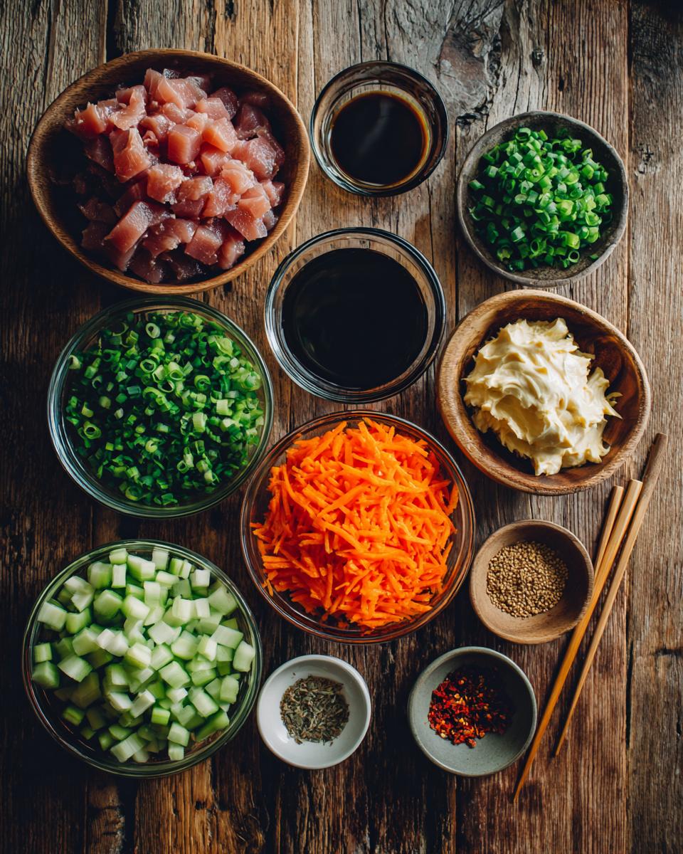 Asian Tuna Salad - detail 1