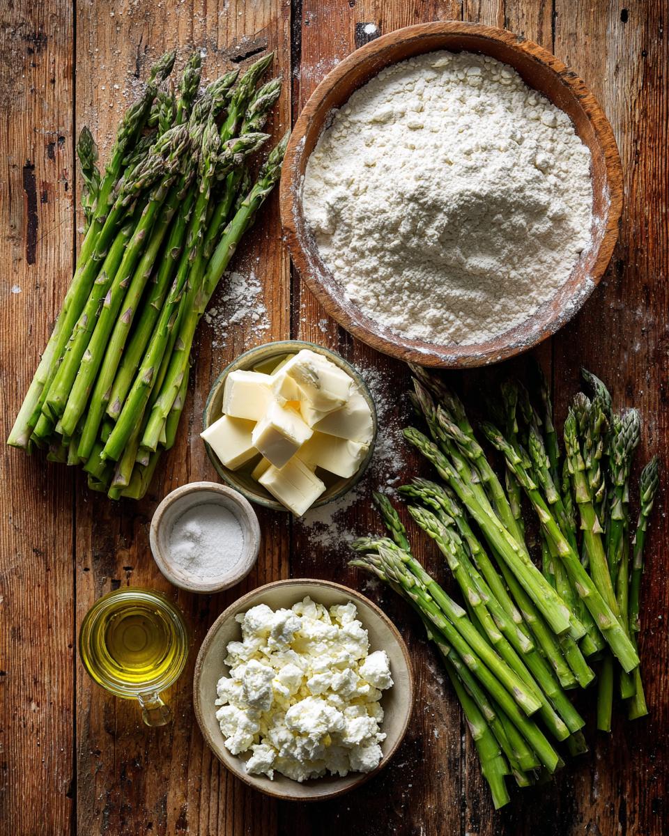 Asparagus and Goat Cheese Galette - detail 1