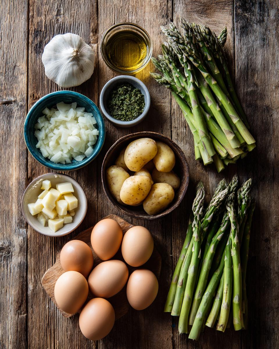 Asparagus and Potato Frittata - detail 1