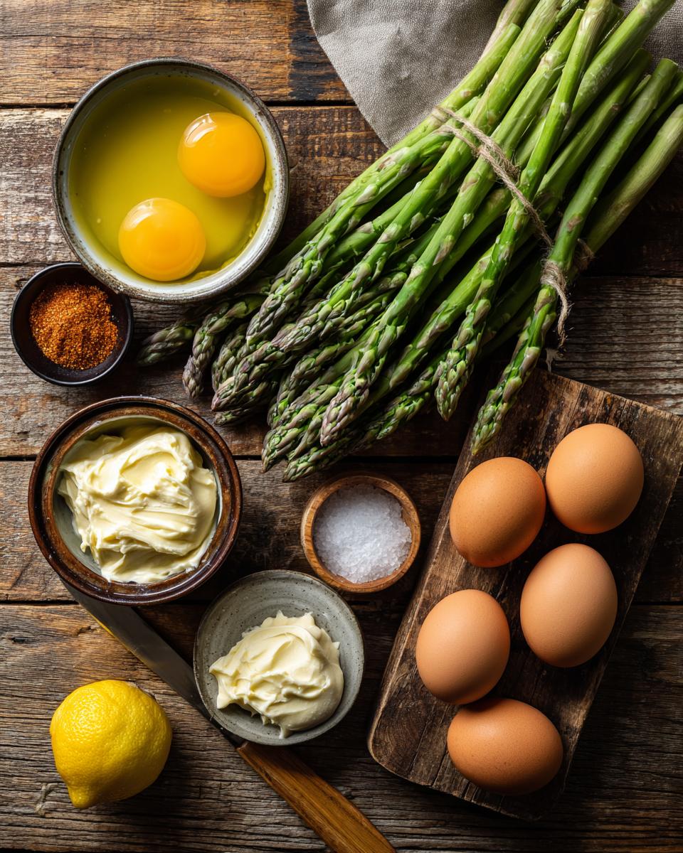 Asparagus with Hollandaise Sauce - detail 1