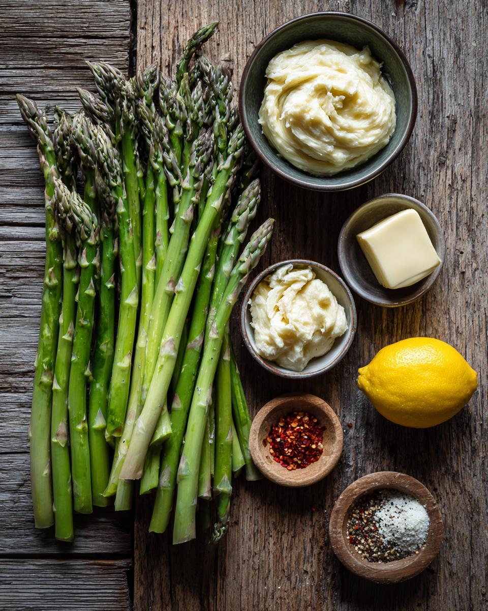 Asparagus with Miso Butter - detail 1