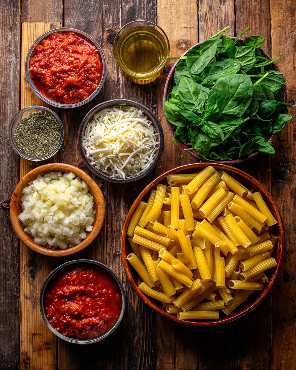 Baked Ziti with Spinach - detail 1
