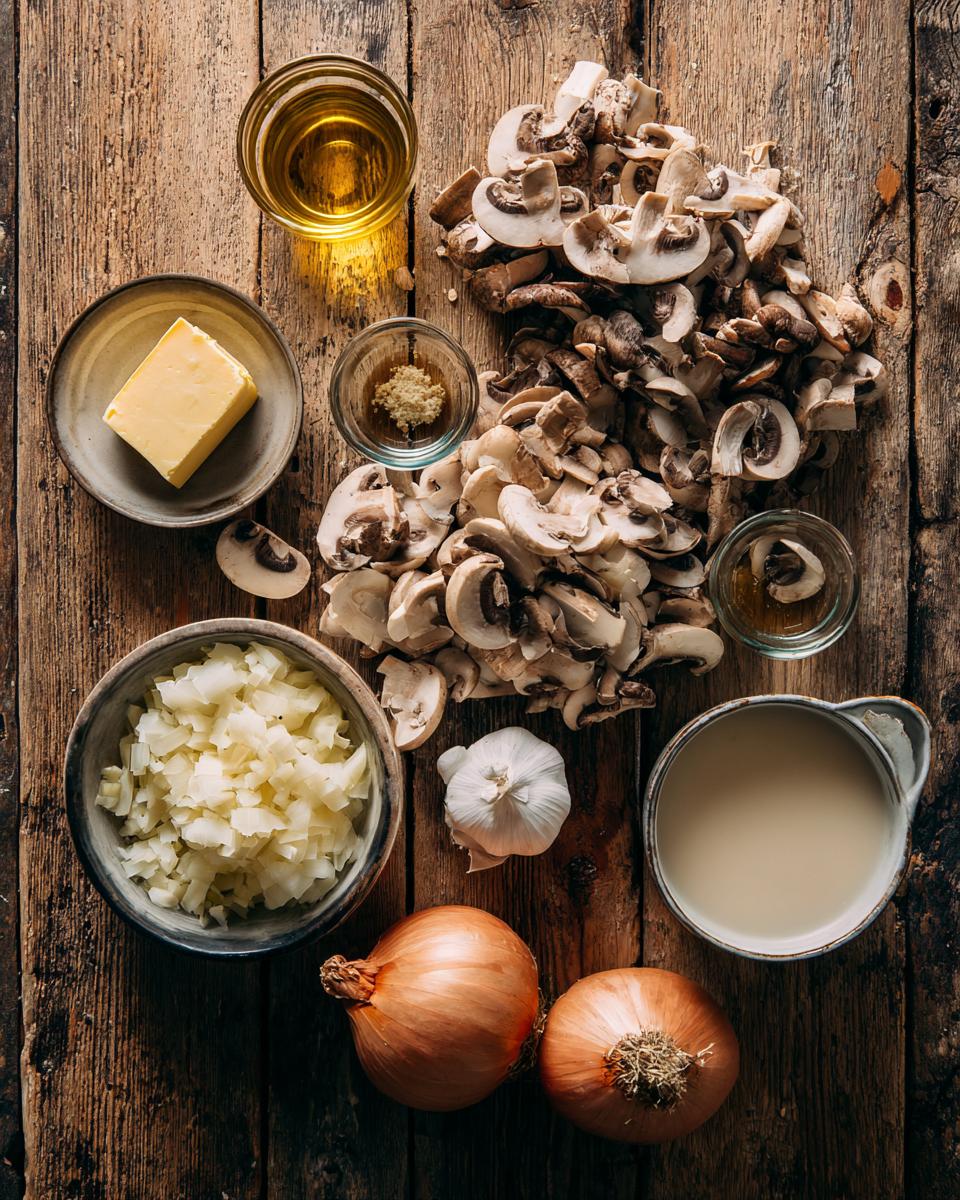 Creamy Mushroom Soup - detail 1