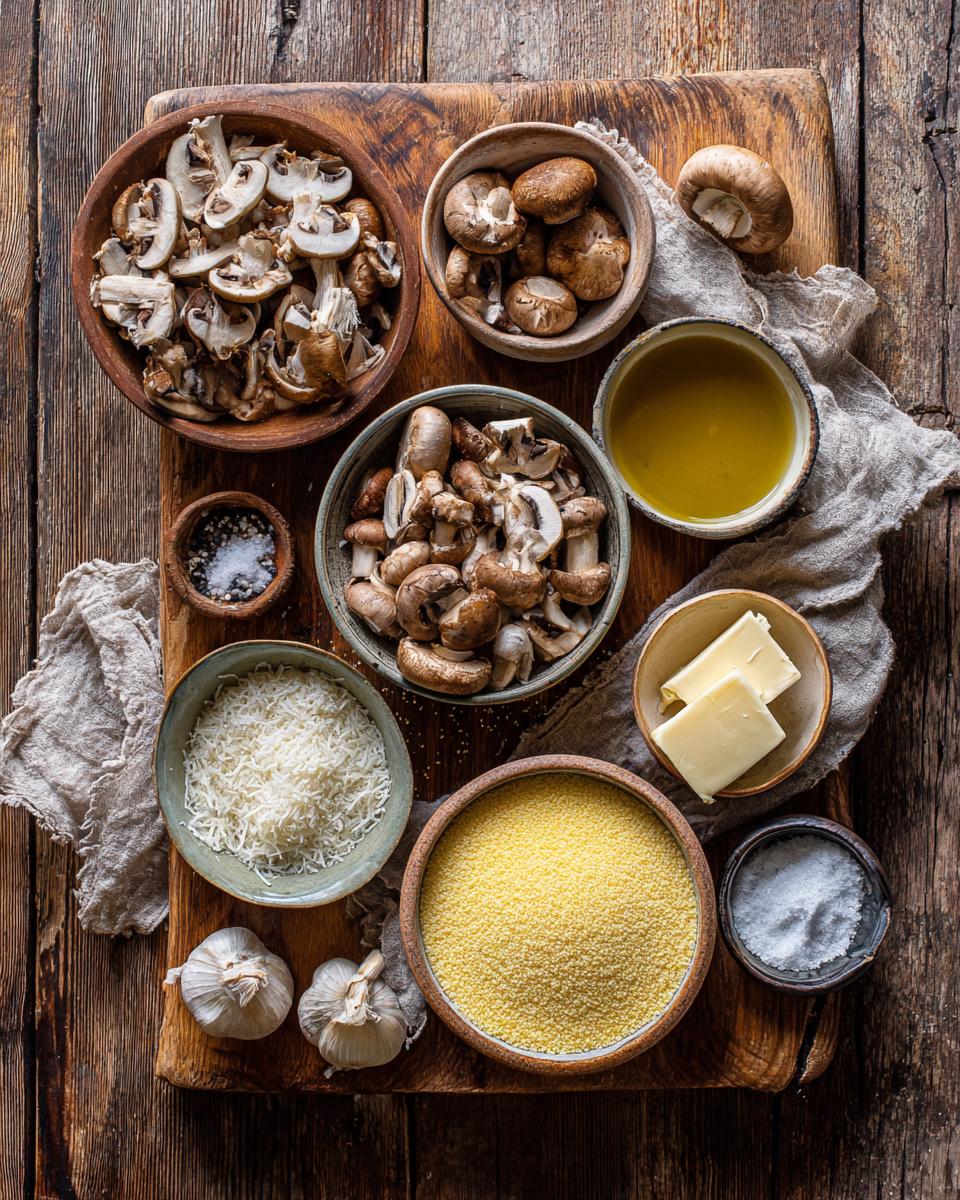 Creamy Polenta with Mushrooms - detail 1