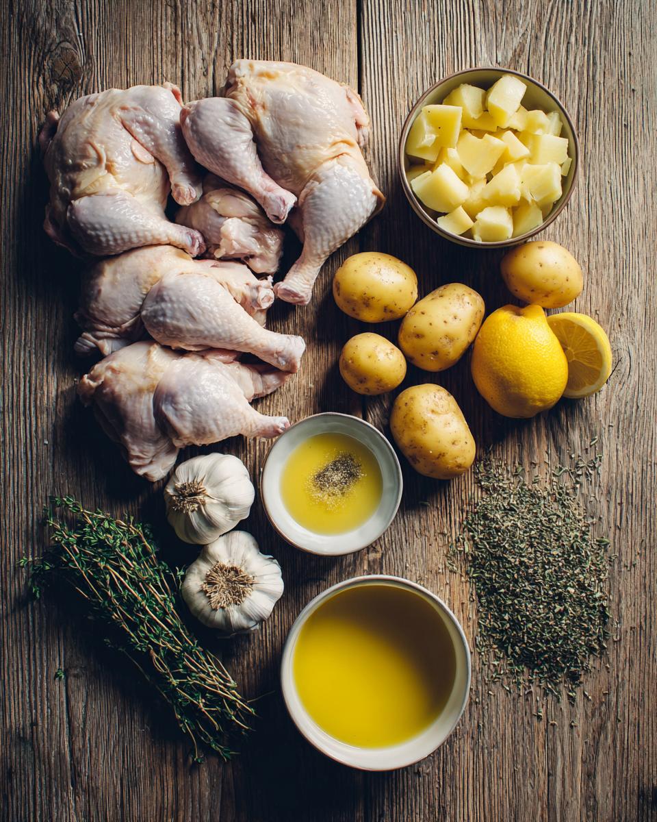 Greek Lemon Chicken and Potatoes - detail 1