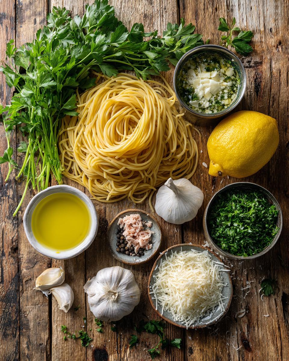 Lemon-Garlic Tuna Pasta - detail 1