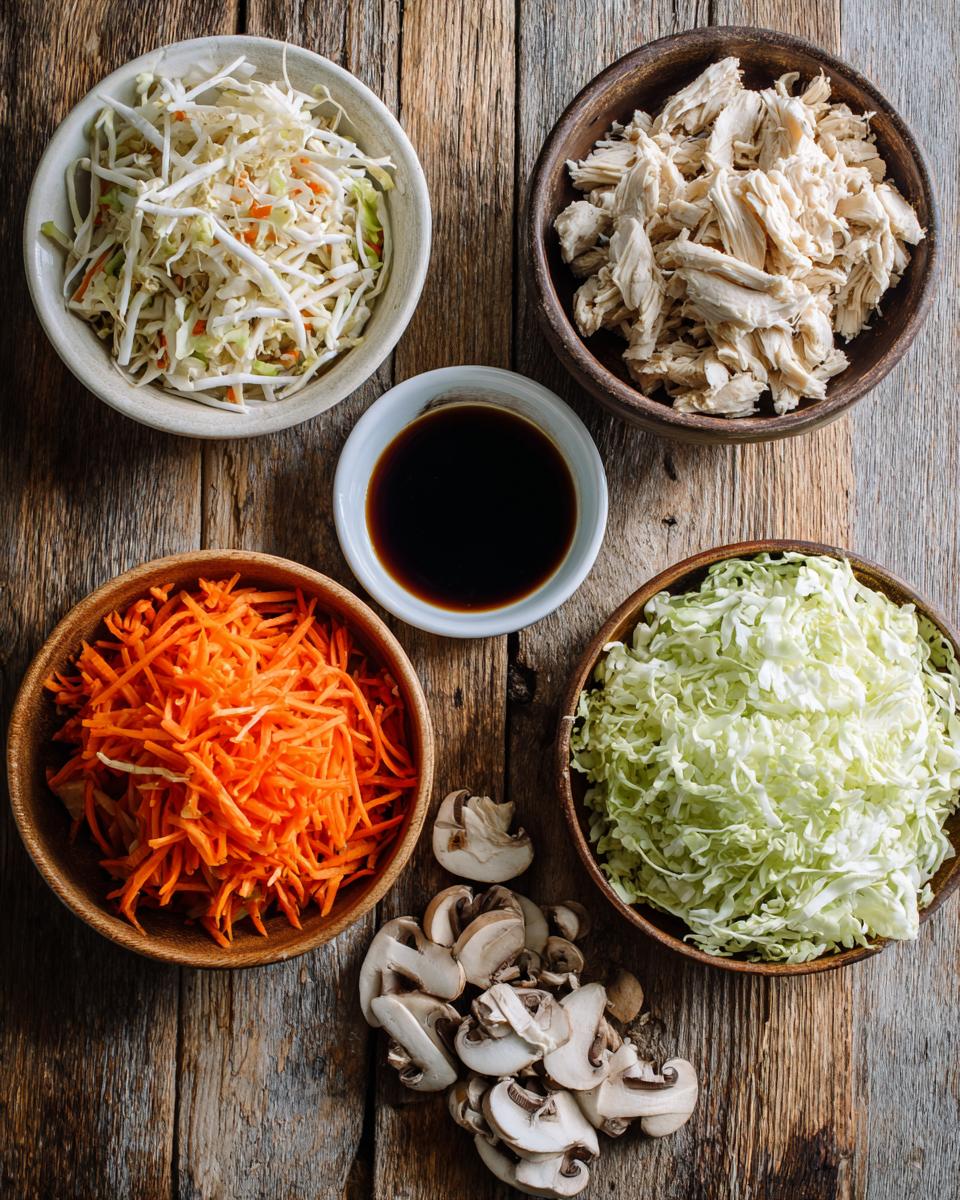 Moo Shu Chicken - detail 1