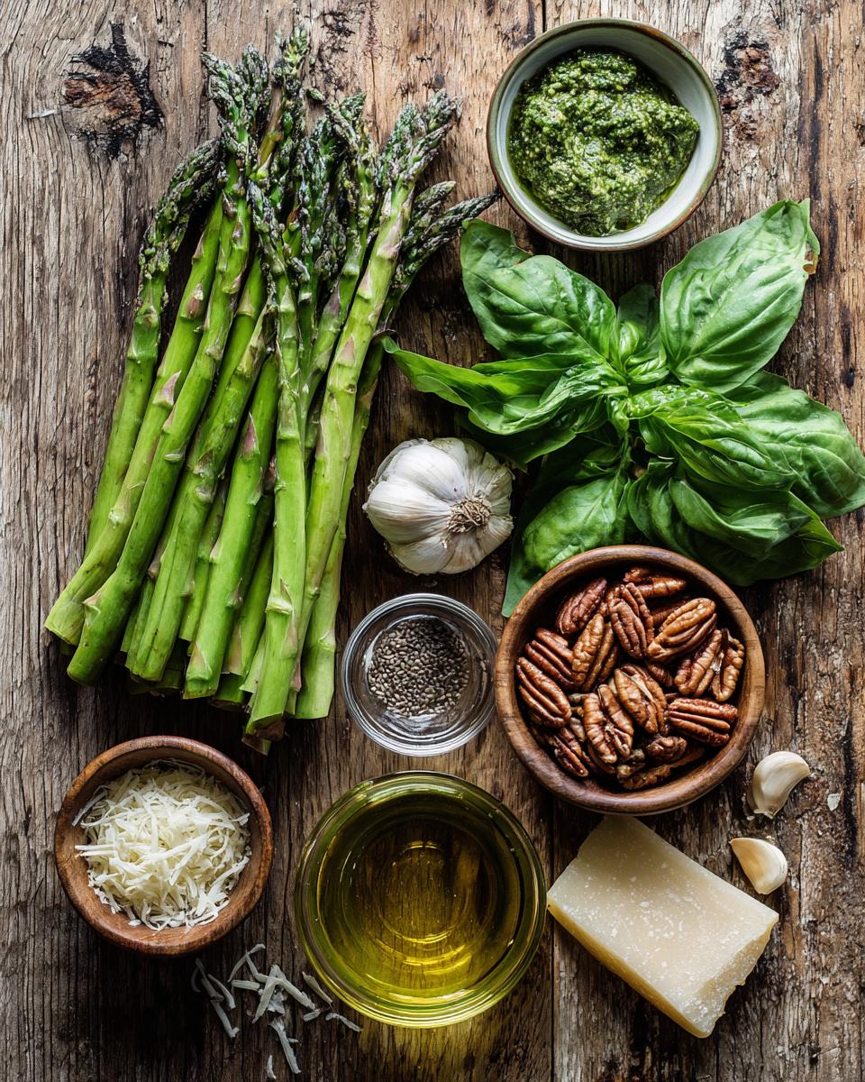Roasted Asparagus with Pecan Pesto - detail 1