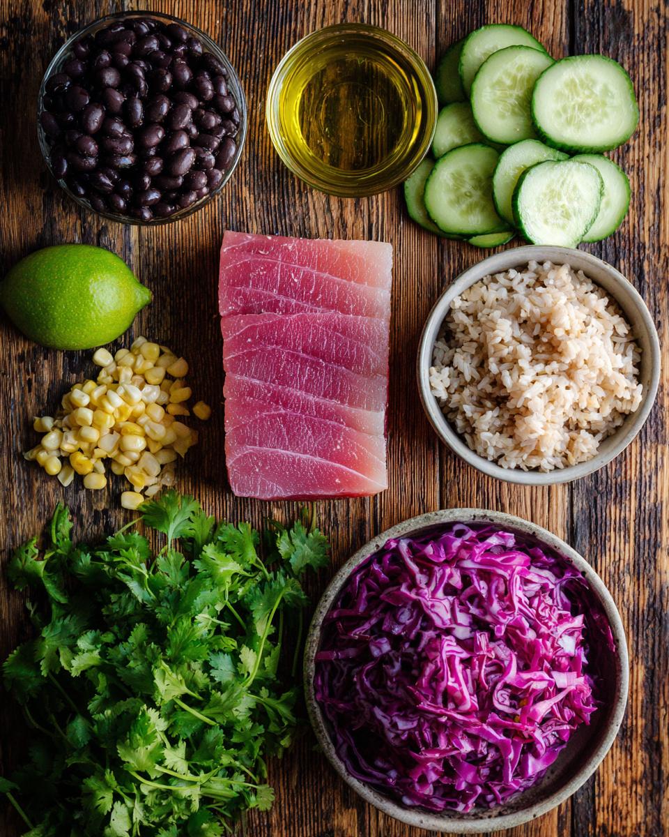 Seared Tuna Taco Bowl - detail 1