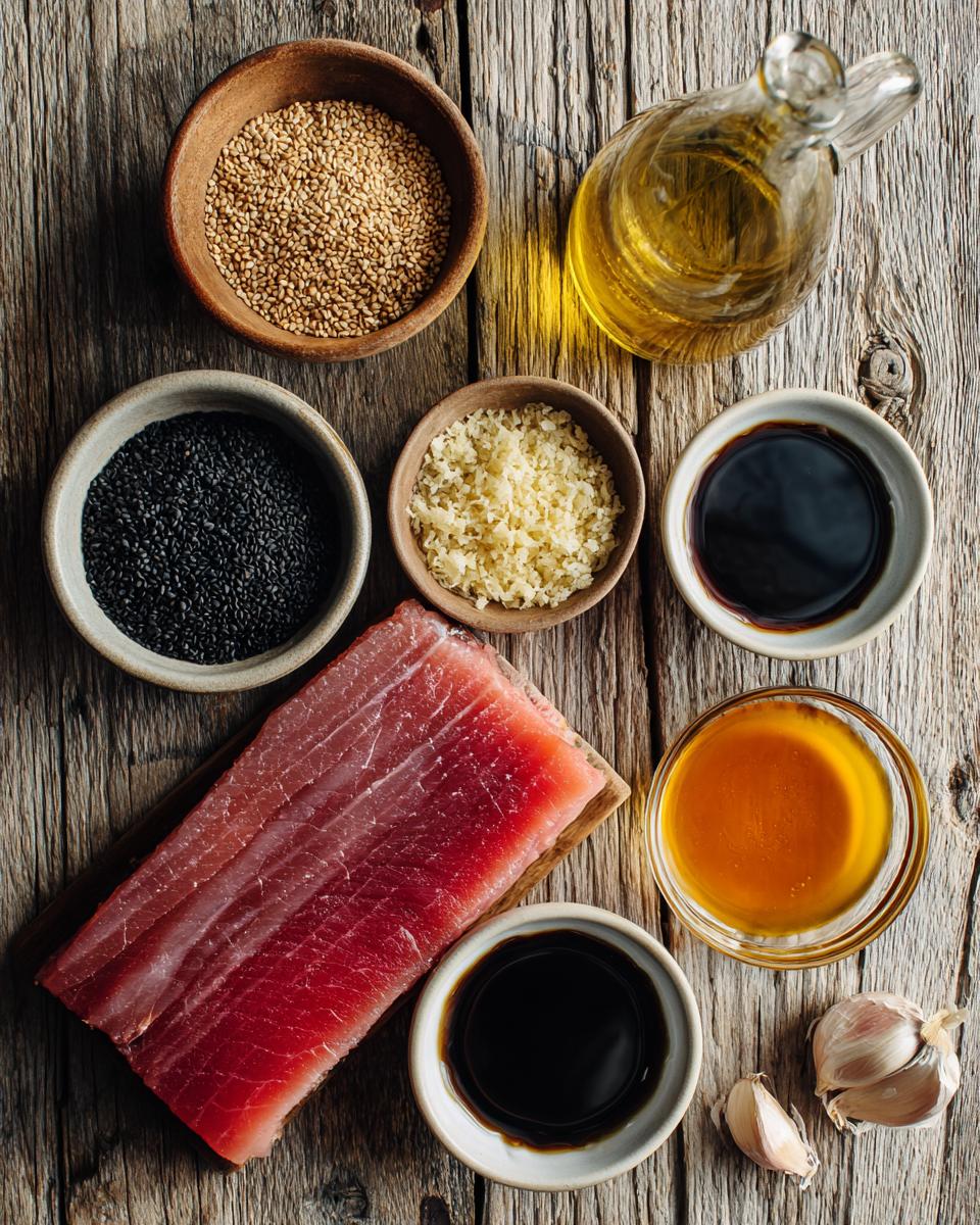 Sesame-Crusted Tuna Tataki - detail 1