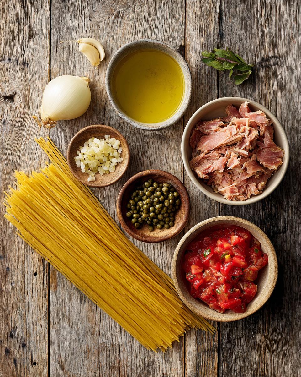 Sicilian Tuna Pasta - detail 1