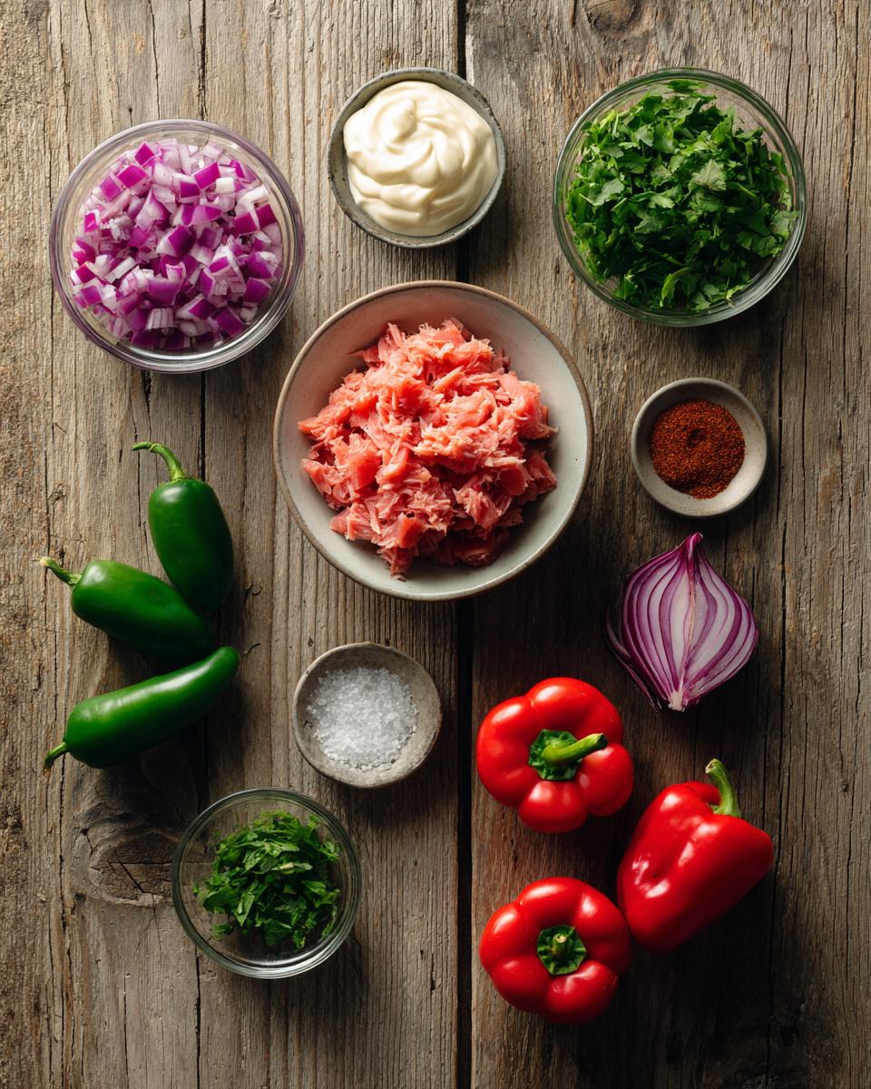 Southwest Tuna Stuffed Mini Peppers - detail 1