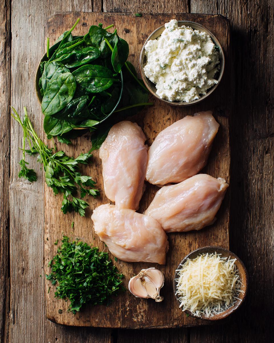 Spinach and Ricotta Stuffed Chicken - detail 1