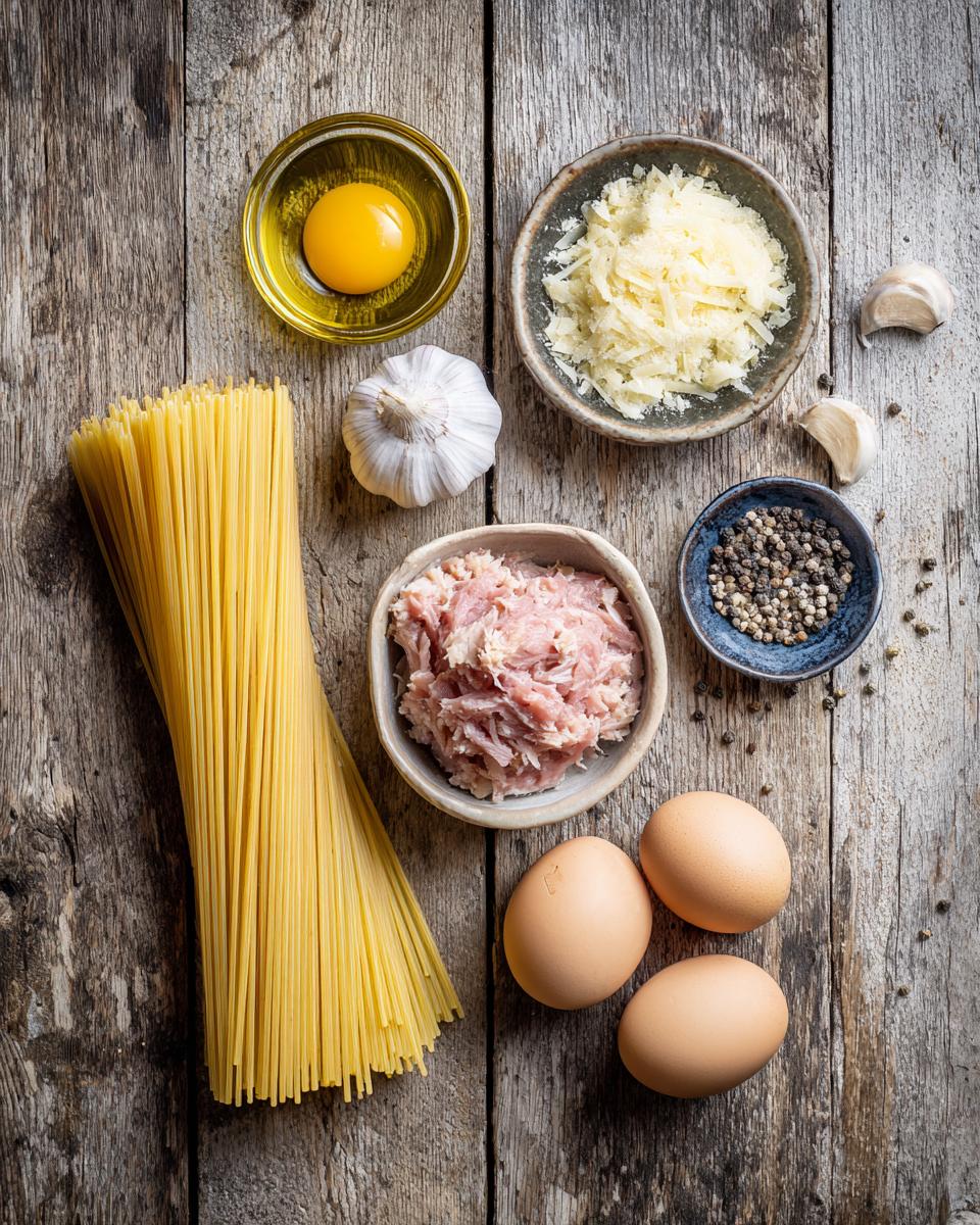 Tuna Carbonara - detail 1