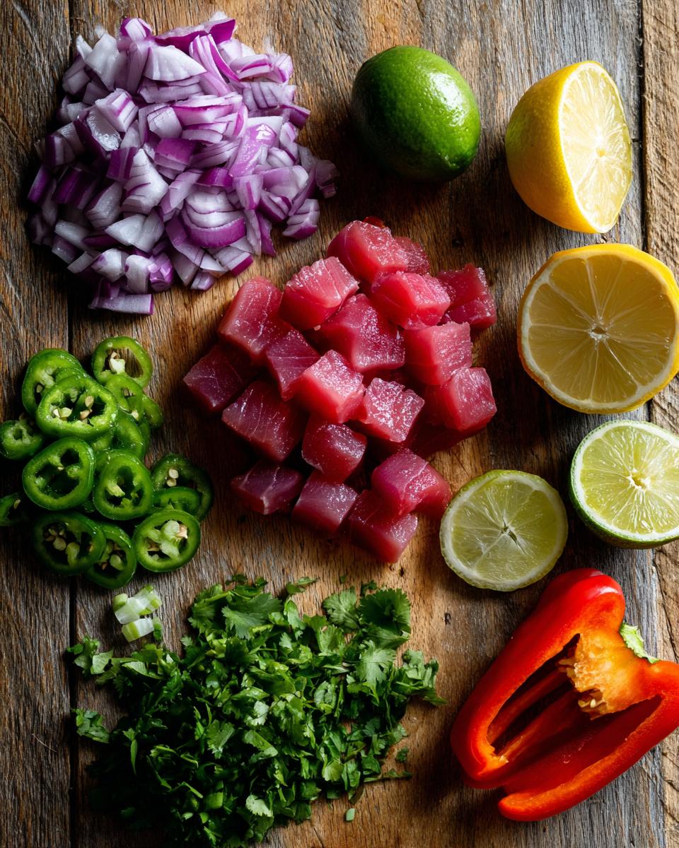 Tuna Ceviche - detail 1