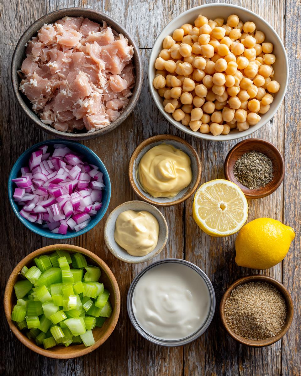 Tuna Chickpea Salad - detail 1