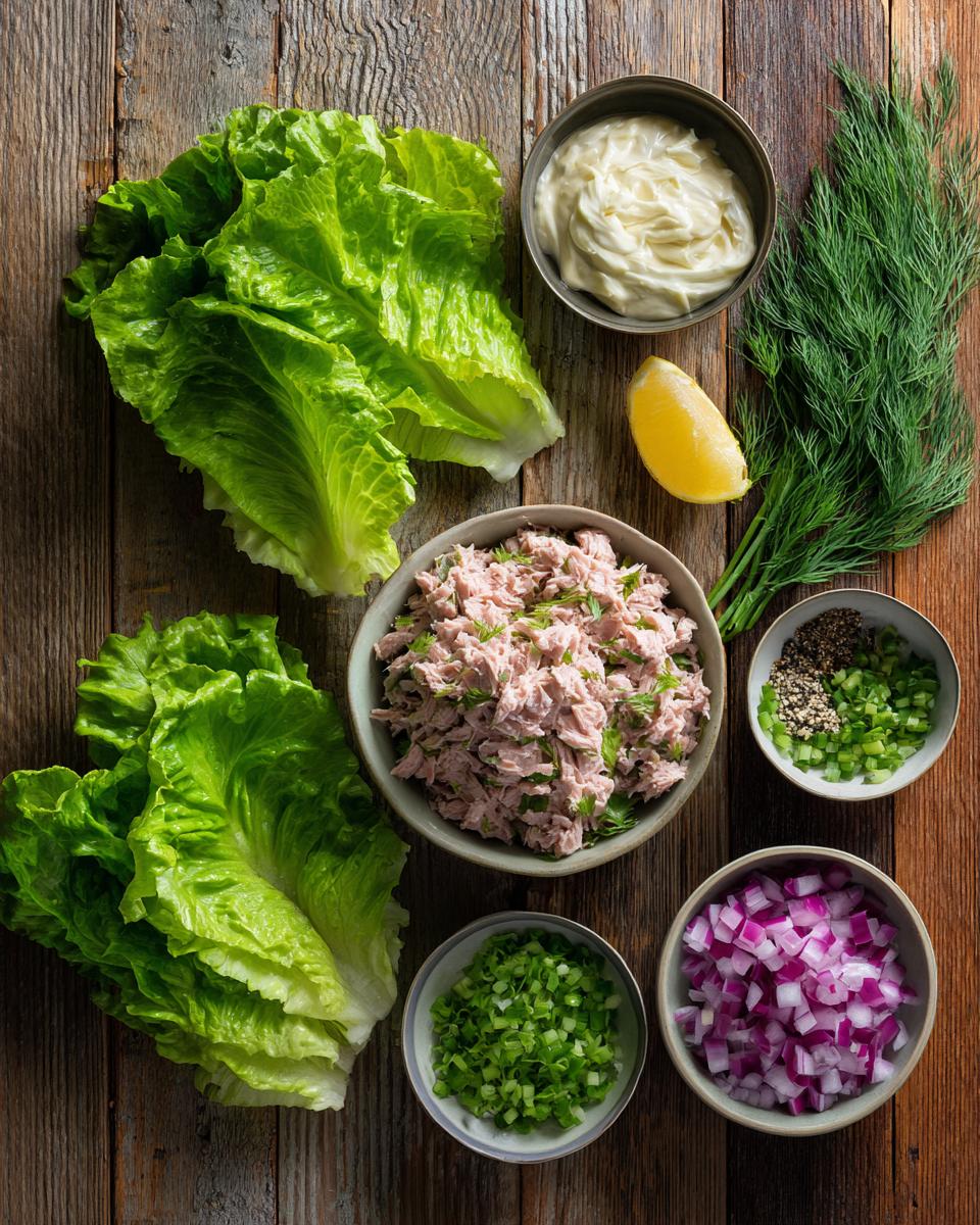 Tuna Lettuce Cups - detail 1