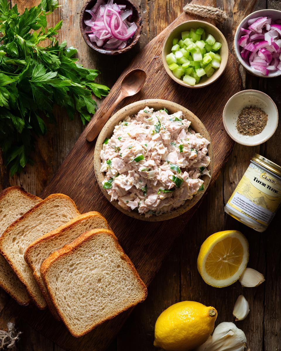 Tuna Melt Sandwich - detail 1