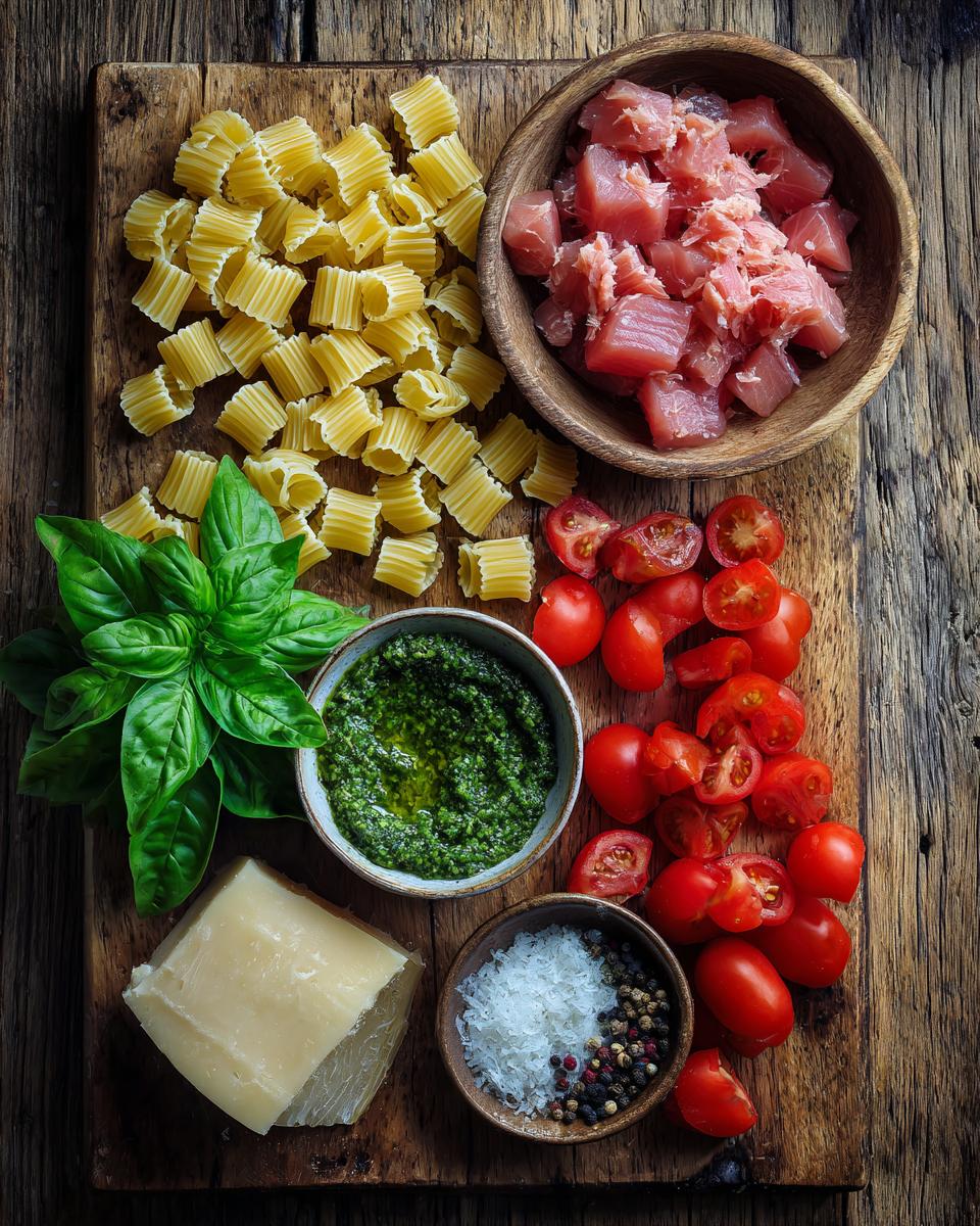 Tuna Pesto Pasta - detail 1