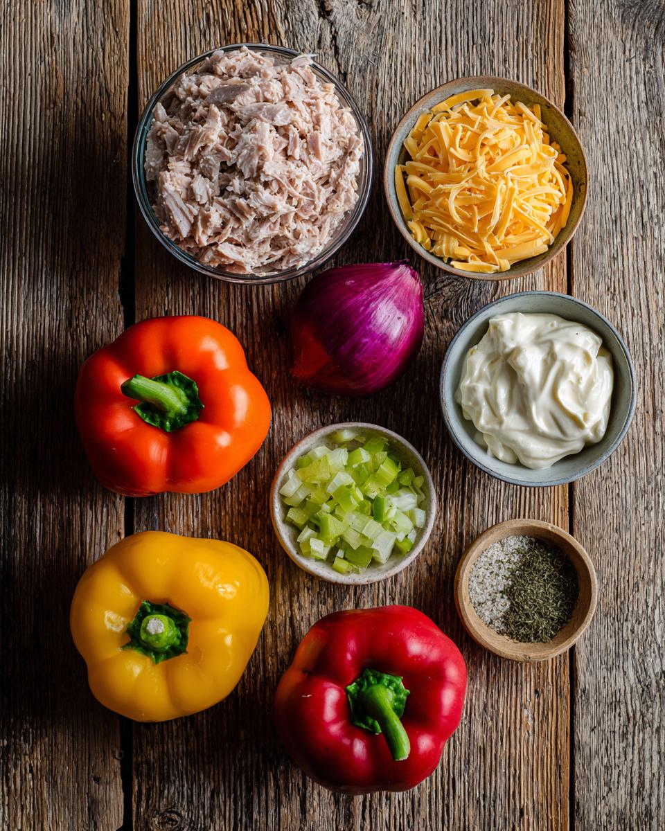 Tuna Stuffed Bell Peppers - detail 1