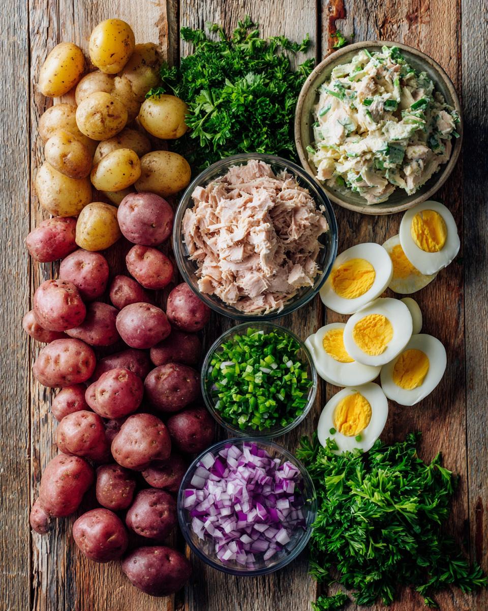 Tuna and Potato Salad - detail 1