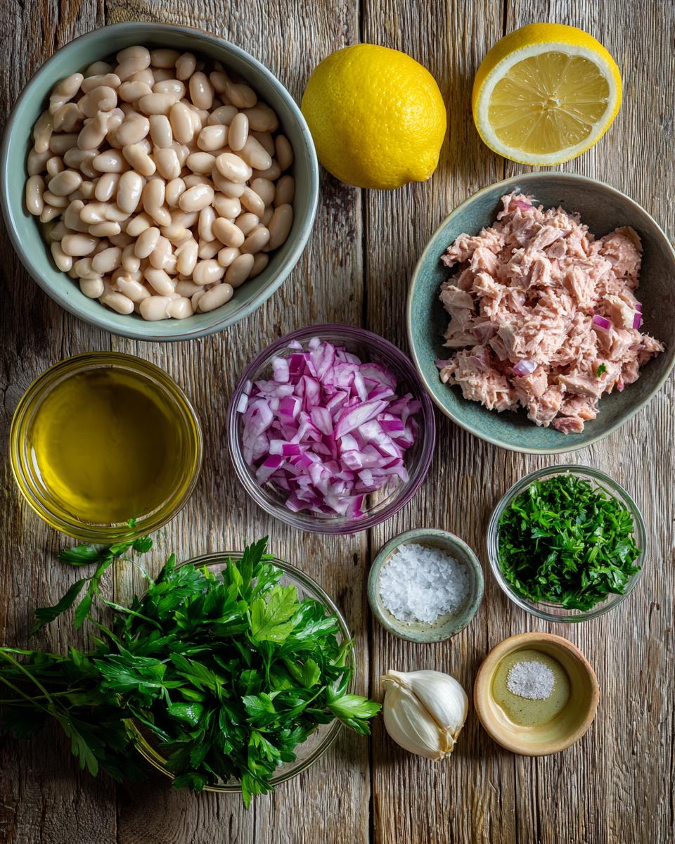White Bean and Tuna Salad - detail 1